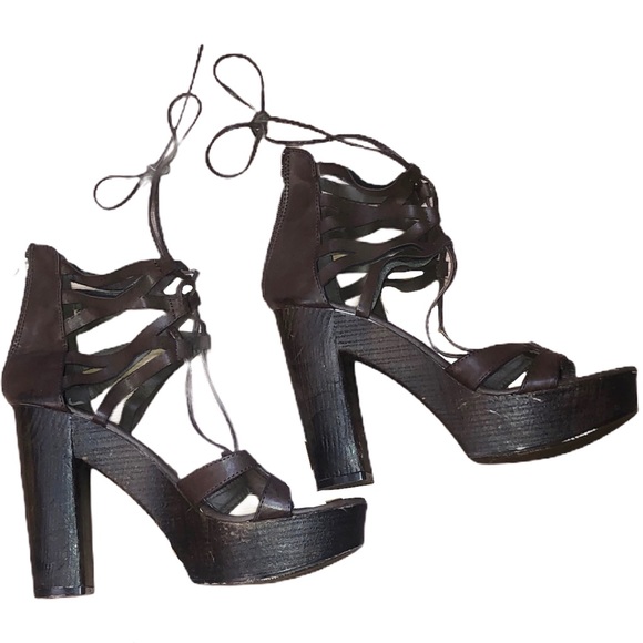 Steve Madden Eileen platform block heel sandals - Picture 1 of 5